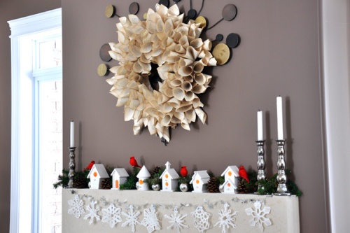 DIY Christmas ornament, diy christmas wreath, diy door wreath