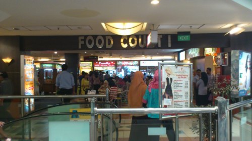 food court, ambassador shopping mall, jakarta, indonesia