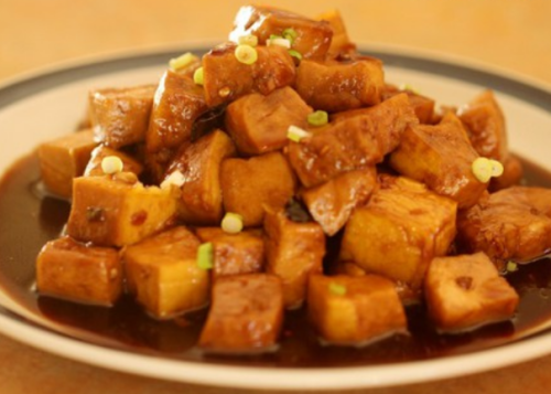 soy sauce tofu, tumis tahu kecap, tofu, tahu
